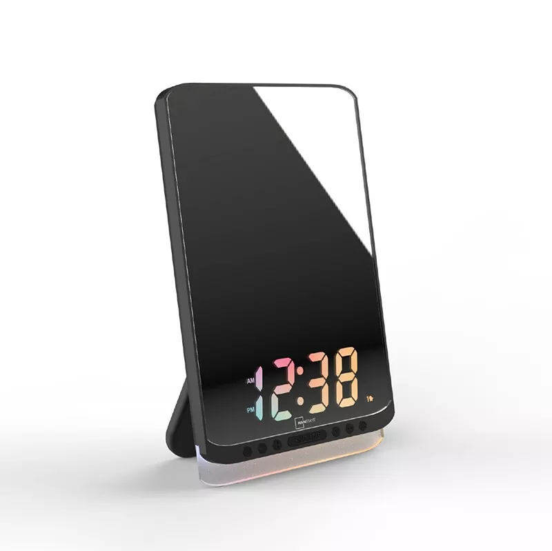 Miroir de salle de bain LED noir